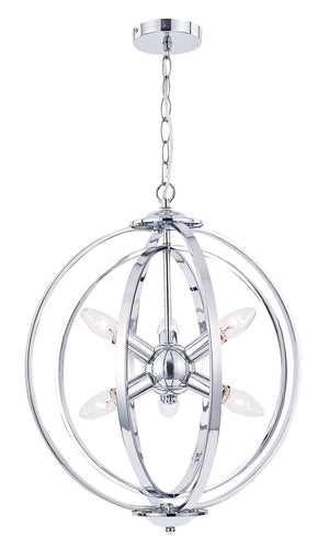 Magnalux Atlas 6 Light Pendant Polished Chrome Part Number - ATL06CH