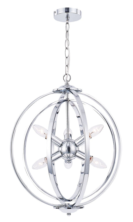 Magnalux Atlas 6 Light Pendant Polished Chrome Part Number - ATL06CH