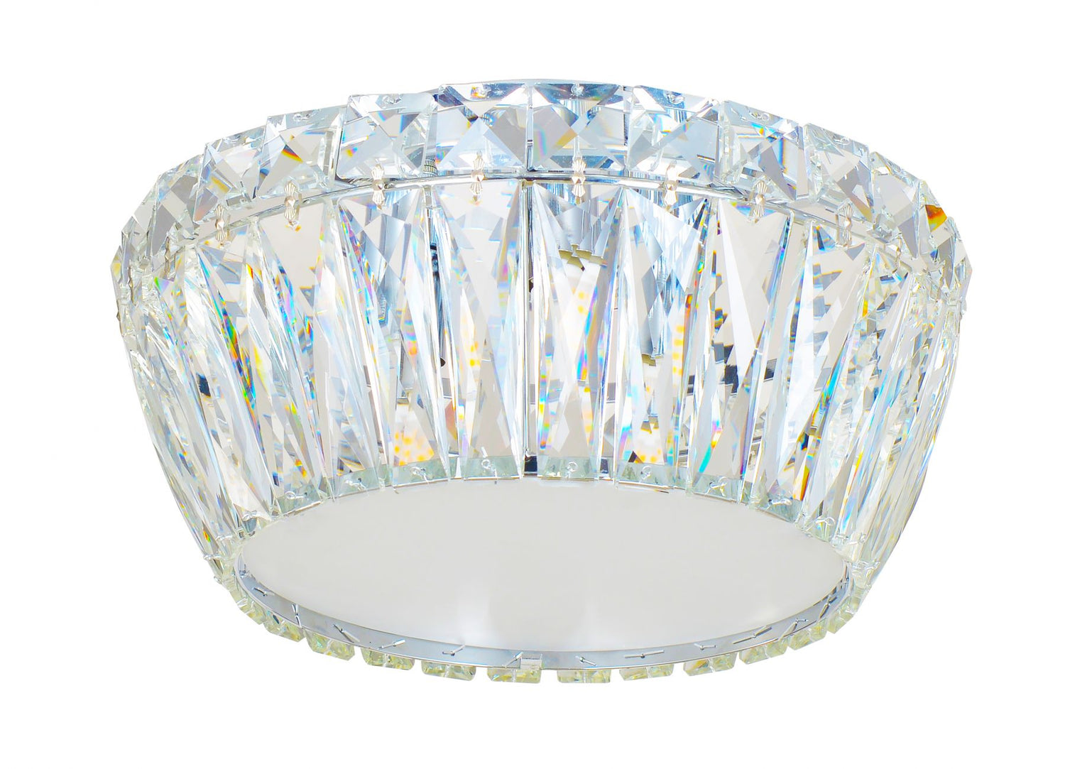 Magnalux Aurora 3 Light Crystal Flush Fitting Part Number - AUR03FLCH