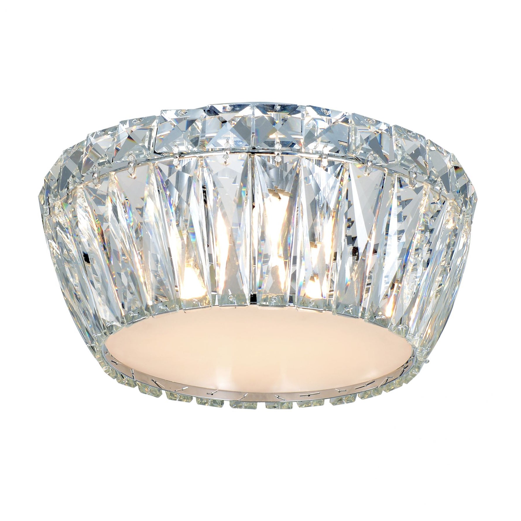 Magnalux Aurora 3 Light Crystal Flush Fitting Part Number - AUR03FLCH
