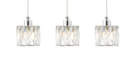 Magnalux Aurora 3 Light Extra Small Crystal Pendant Bar Part Number - AUR03XCH