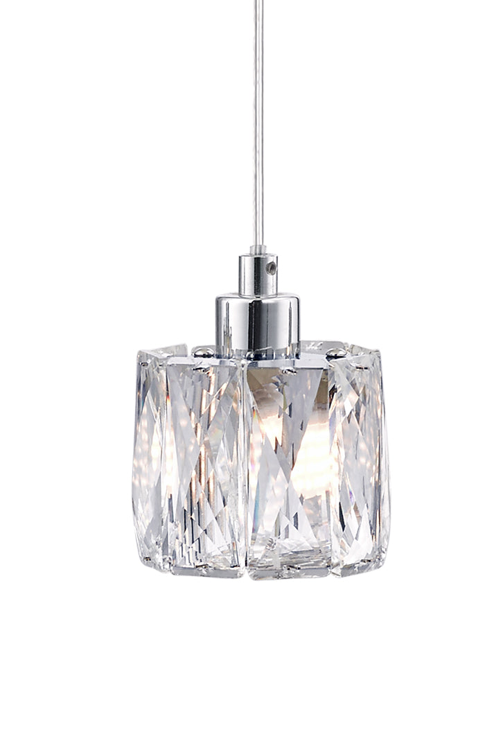 Magnalux Aurora 3 Light Extra Small Crystal Pendant Bar Part Number - AUR03XCH