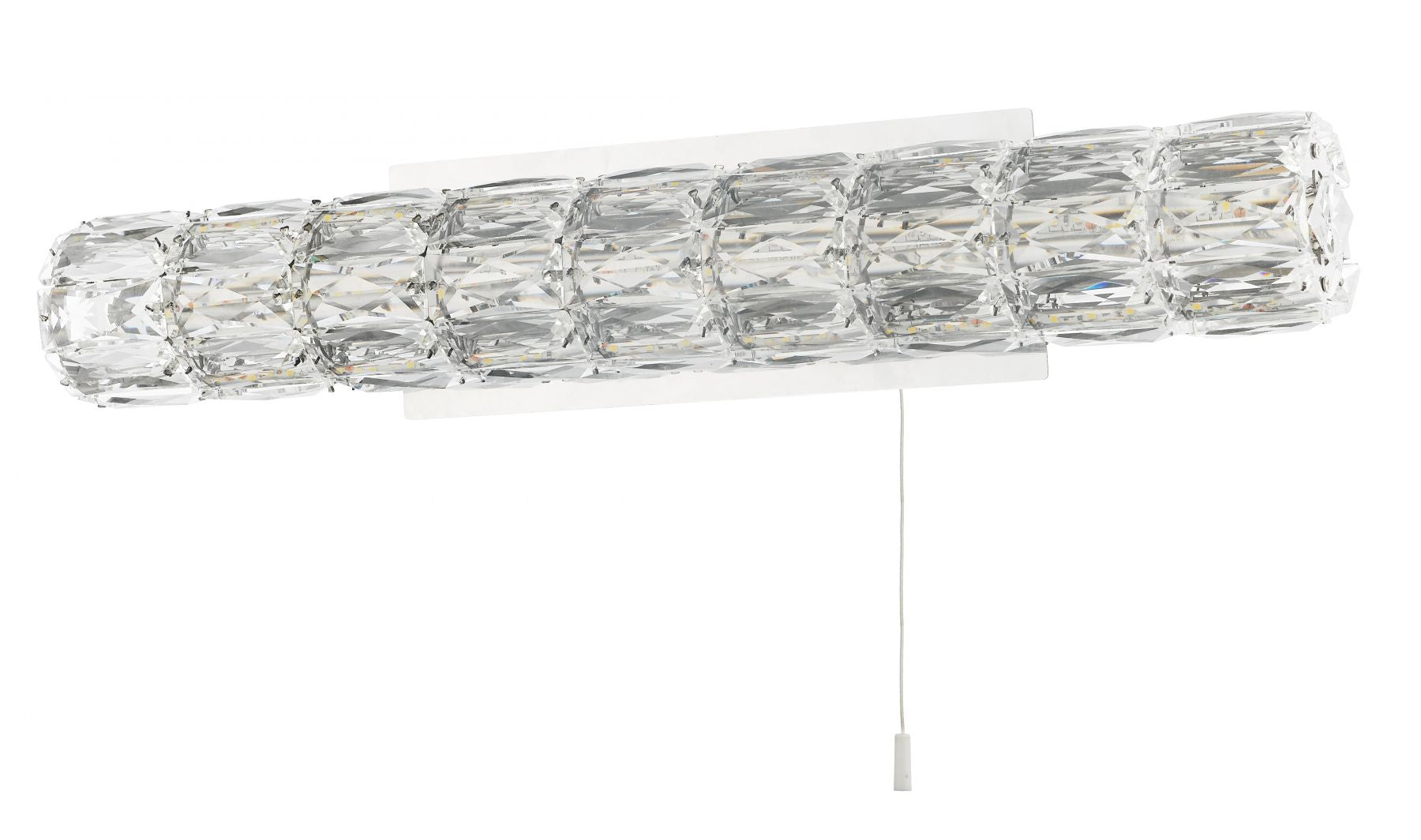 Magnalux Aurora LED Crystal Bathroom Wall Light Polished Chrome Part Number - AUR10CHWL