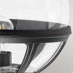 Norlys Bologna 1 Light Up Wall Light B1-BLACK-C