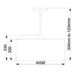 Elstead Lighting Pendant from the Balance range. Balance 1 Light Pendant – SKU BALANCE-P-WPN