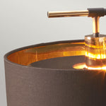 Elstead Lighting   Table Lamp from the Balance range. Balance 1 Light Table Lamp Product Code = BALANCE-TL-BRPB