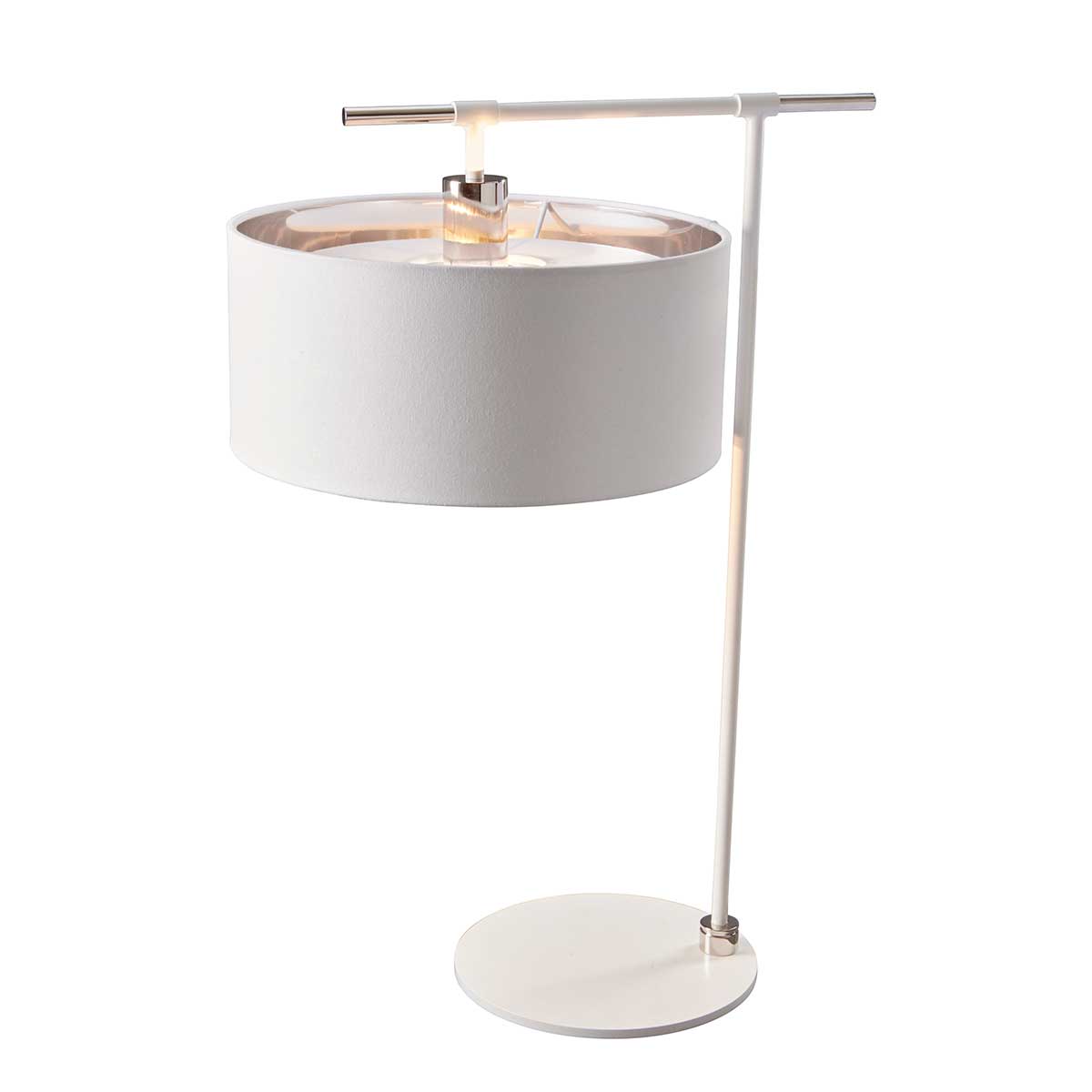 Elstead Lighting   Table Lamp from the Balance range. Balance 1 Light Table Lamp Product Code = BALANCE-TL-WPN
