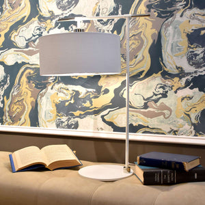 Elstead Lighting   Table Lamp from the Balance range. Balance 1 Light Table Lamp Product Code = BALANCE-TL-WPN