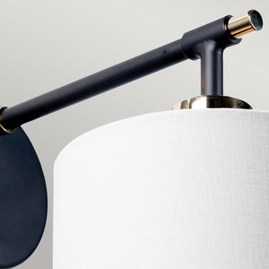 Elstead Lighting Wall Light from the Balance range. Balance 1 Light Wall Light Product Code = BALANCE1-BKPN