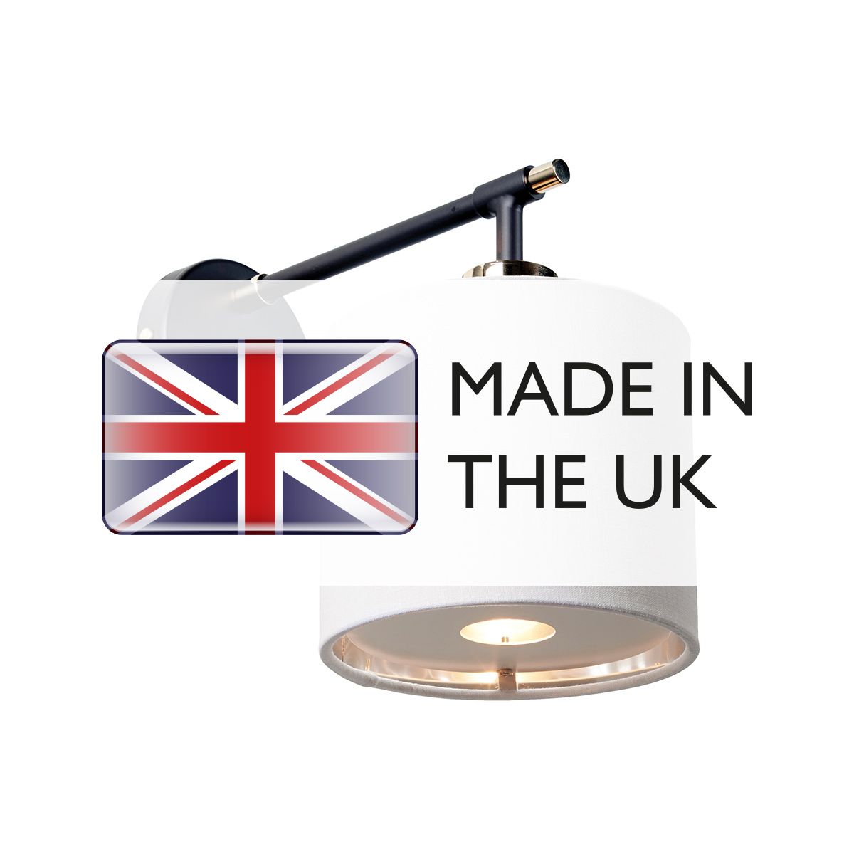 Elstead Lighting Wall Light from the Balance range. Balance 1 Light Wall Light – SKU BALANCE1-BKPN