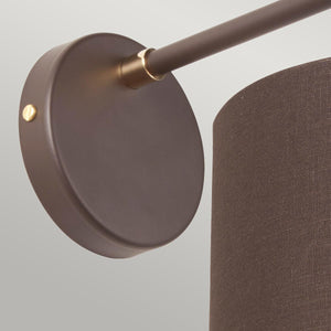 Elstead Lighting  Wall Light from the Balance range. Balance 1 Light Wall Light Product Code = BALANCE1-BRPB