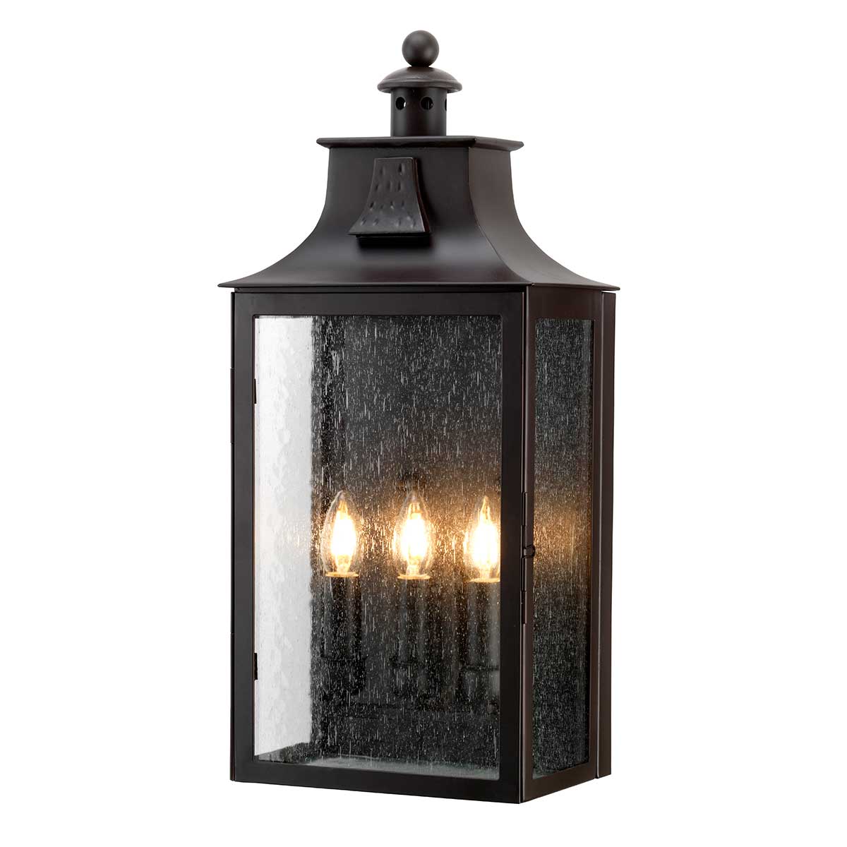 Elstead Lighting Outdoor Wall Light from the Balmoral range. Balmoral 3 Light Wall Lantern Product Code = BALMORAL