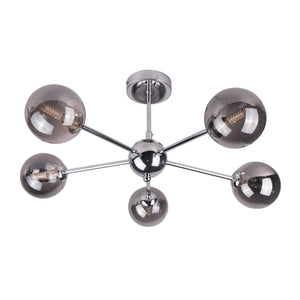 Magnalux Barbara 5 Light Semi Flush Polished Chrome Part Number - BAR05CH