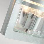 Norlys Basel 1 Light Wall Lantern - Galvanised With Clear Glass BASEL-E27-GAL-C