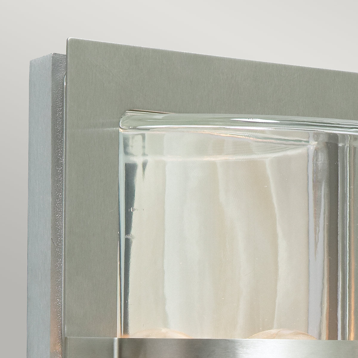 Norlys Basel 1 Light Wall Lantern - Stainless Steel With Clear Glass BASEL-E27-S-S-C