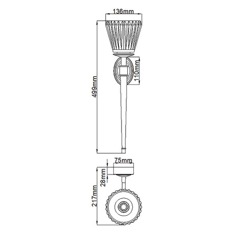 Elstead Lighting  Wall Light from the Agatha range. Agatha 2 Light Wall Light  Product Code = BATH-AGATHA-BN
