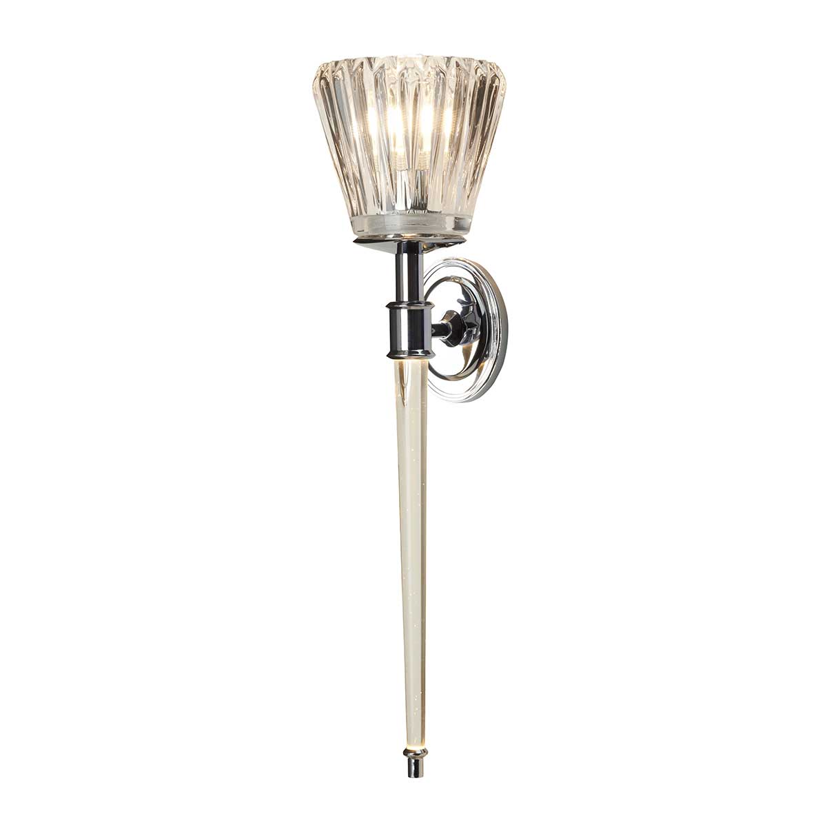Elstead Lighting  Wall Light from the Agatha range. Agatha 2 Light Wall Light Product Code = BATH-AGATHA-PC