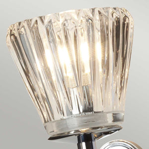 Elstead Lighting  Wall Light from the Agatha range. Agatha 2 Light Wall Light Product Code = BATH-AGATHA-PC