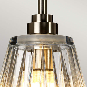 Elstead Lighting Pendant from the Agatha range. Agatha 1 Light Pendant  Product Code = BATH-AGATHA1P-BN