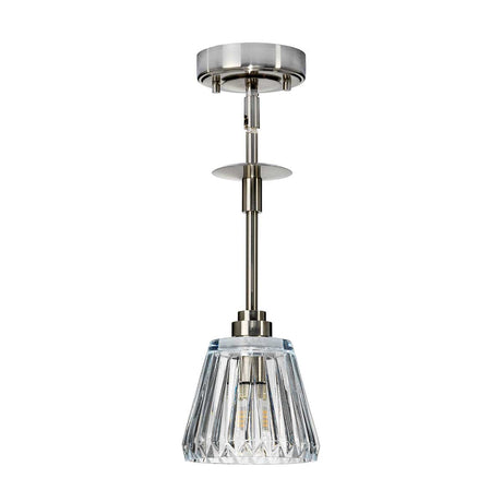 Elstead Lighting Pendant from the Agatha range. Agatha 1 Light Pendant  Product Code = BATH-AGATHA1P-BN