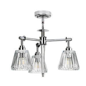 Elstead Lighting Pendant from the Agatha range. Agatha 3 Light Pendant Product Code = BATH-AGATHA3P-PC