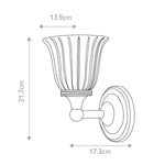 Elstead Lighting Wall Light from the Austen range. Austen 1 Light Wall Light – SKU BATH-AUSTEN1-PN