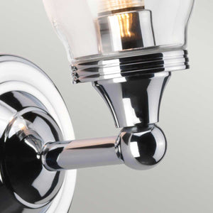 Elstead Lighting Wall Light from the Austen range. Austen 1 Light Wall Light Product Code = BATH-AUSTEN2-PC