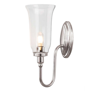 Elstead Lighting Wall Light from the Blake range. Blake 1 Wall Light Product Code = BATH-BLAKE2-PN