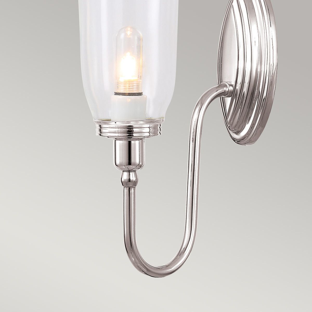 Elstead Lighting Wall Light from the Blake range. Blake 1 Wall Light – SKU BATH-BLAKE2-PN