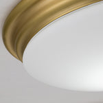 Elstead Lighting Ceiling Flush from the Brompton range. Brompton 1 Light Flush Product Code = BATH-BROMPTON-F-BB