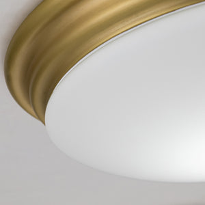 Elstead Lighting Ceiling Flush from the Brompton range. Brompton 1 Light Flush Product Code = BATH-BROMPTON-F-BB