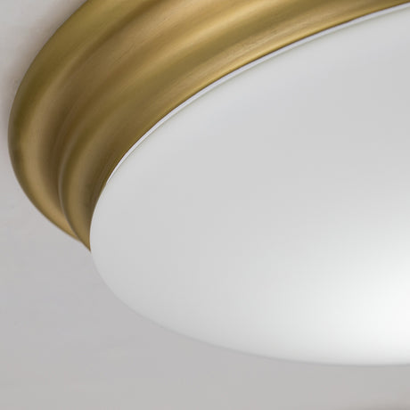 Elstead Lighting Ceiling Flush from the Brompton range. Brompton 1 Light Flush Product Code = BATH-BROMPTON-F-BB