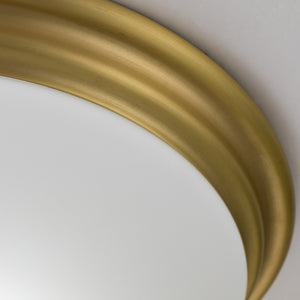 Elstead Lighting Ceiling Flush from the Brompton range. Brompton 1 Light Flush Product Code = BATH-BROMPTON-F-BB