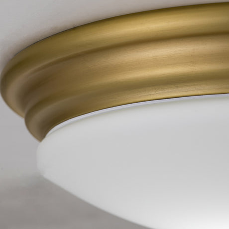 Elstead Lighting Ceiling Flush from the Brompton range. Brompton 1 Light Flush Product Code = BATH-BROMPTON-F-BB