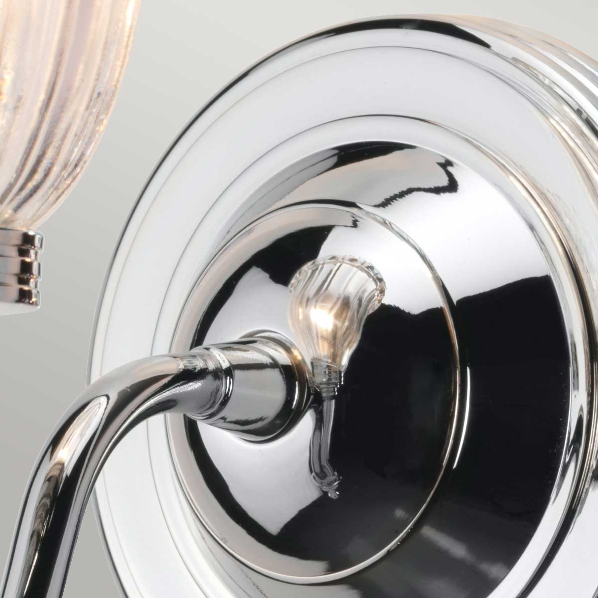 Elstead Lighting Wall Light from the Carroll range. Carroll 1 Light Product Code = BATH-CARROLL1-PC