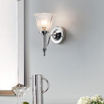 Elstead Lighting Wall Light from the Carroll range. Carroll 1 Light Product Code = BATH-CARROLL1-PC