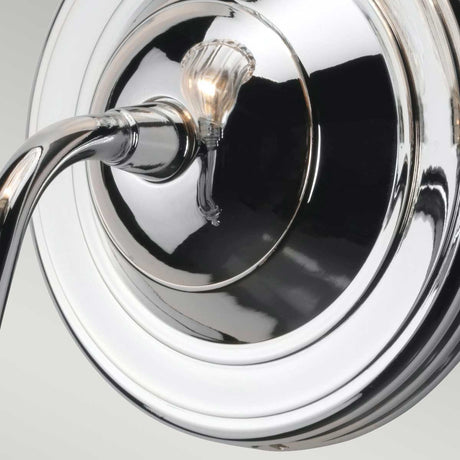 Elstead Lighting Wall Light from the Carroll range. Carroll 1 Light Product Code = BATH-CARROLL2-PC