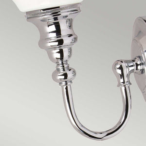 Elstead Lighting Wall Light from the Cheadle range. Cheadle 1 Light Wall Light Product Code = BATH-CD1