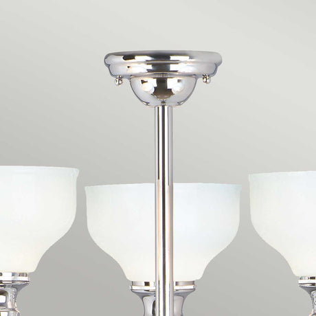 Elstead Lighting Chandelier from the Cheadle range. Cheadle 3 Light Semi-Flush Product Code = BATH-CD3