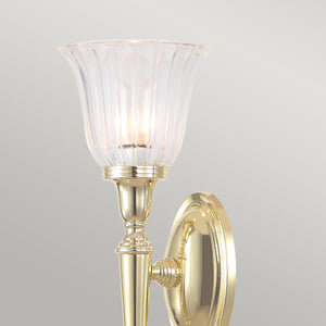 Elstead Lighting Wall Light from the Dryden range. Dryden 1 Light Wall Light Product Code = BATH-DRYDEN1-PB