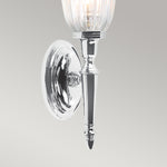 Elstead Lighting Wall Light from the Dryden range. Dryden 1 Light Wall Light Product Code = BATH-DRYDEN1-PC