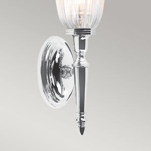 Elstead Lighting Wall Light from the Dryden range. Dryden 1 Light Wall Light Product Code = BATH-DRYDEN1-PC