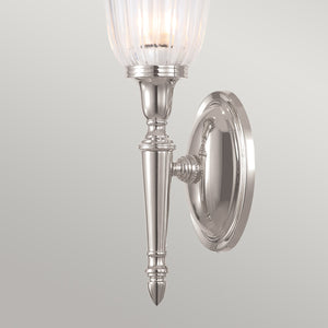 Elstead Lighting Wall Light from the Dryden range. Dryden 1 Light Wall Light Product Code = BATH-DRYDEN1-PN