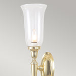 Elstead Lighting Wall Light from the Dryden range. Dryden 1 Light Wall Light Product Code = BATH-DRYDEN2-PB