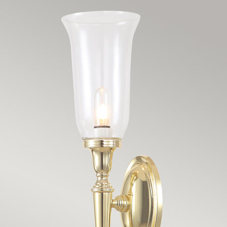Elstead Lighting Wall Light from the Dryden range. Dryden 1 Light Wall Light Product Code = BATH-DRYDEN2-PB