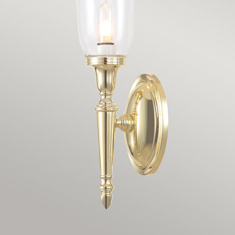 Elstead Lighting Wall Light from the Dryden range. Dryden 1 Light Wall Light Product Code = BATH-DRYDEN2-PB