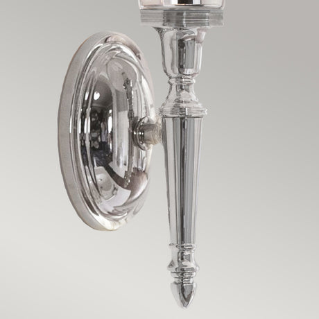 Elstead Lighting Wall Light from the Dryden range. Dryden 1 Light Wall Light Product Code = BATH-DRYDEN2-PC