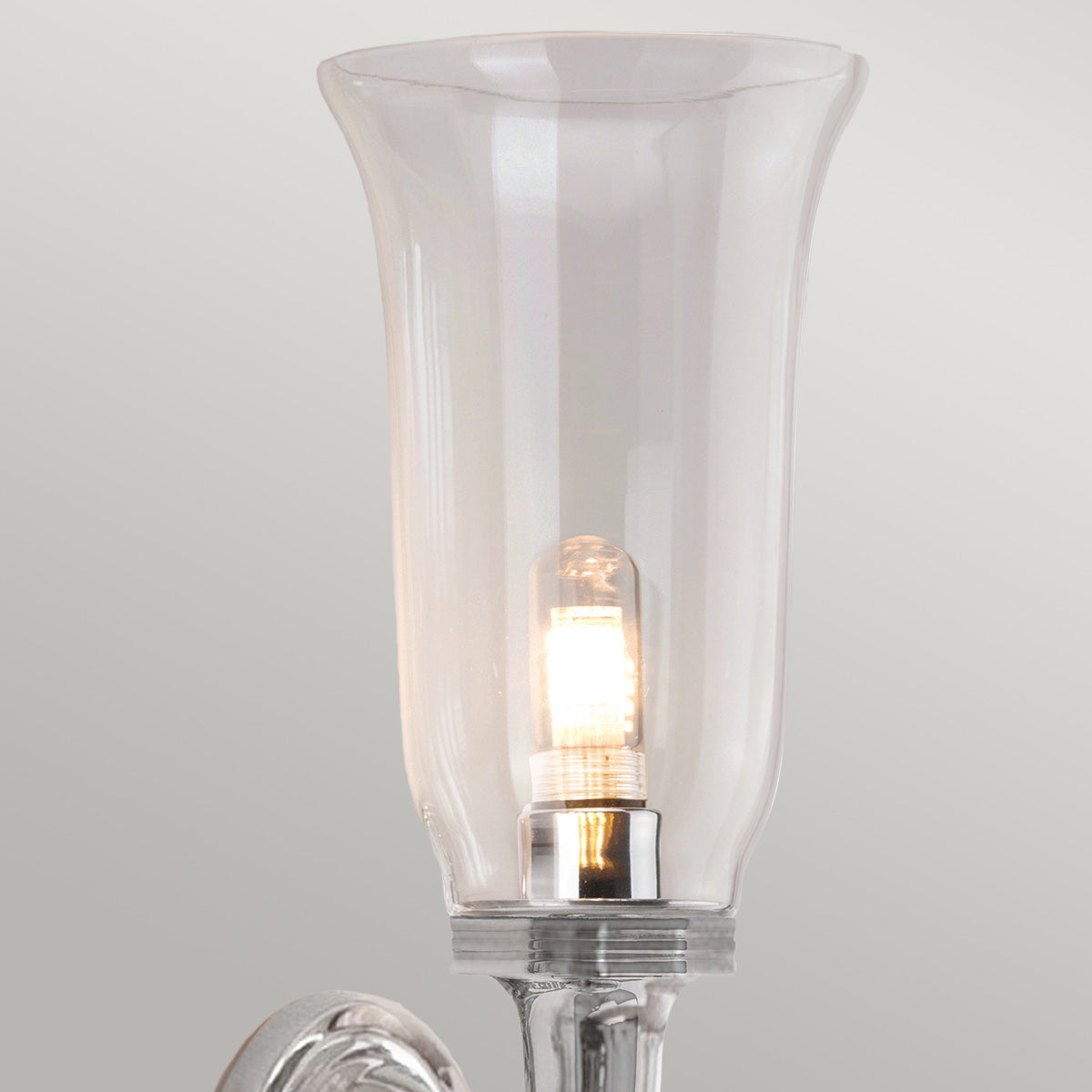 Elstead Lighting Wall Light from the Dryden range. Dryden 1 Light Wall Light Product Code = BATH-DRYDEN2-PC