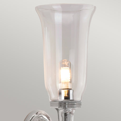 Elstead Lighting Wall Light from the Dryden range. Dryden 1 Light Wall Light Product Code = BATH-DRYDEN2-PC