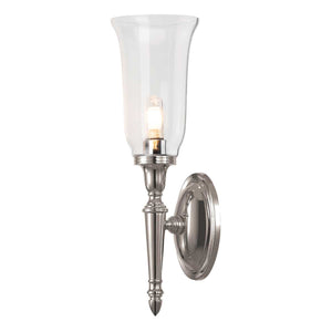 Elstead Lighting Wall Light from the Dryden range. Dryden 1 Light Wall Light Product Code = BATH-DRYDEN2-PN
